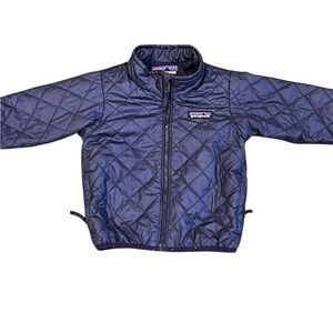 Patagonia, Boy’s Dark Blue Quilted Jacket, Size 12-18 months